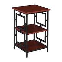 Convenience Concepts Metal Living Room Collection Storage End Table