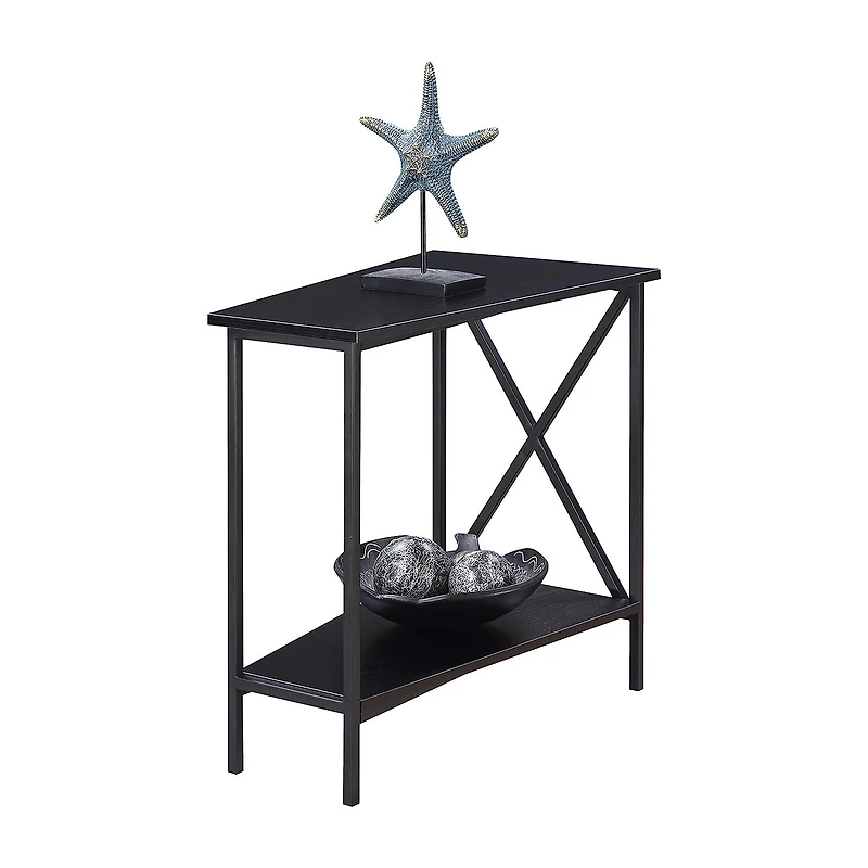 Convenience Concepts Wedge Living Room Collection Storage End Table