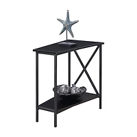 Convenience Concepts Wedge Living Room Collection Storage End Table