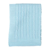 3 Stories Trading Company Cable Knit Baby Blanket
