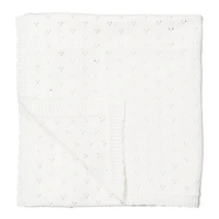 3 Stories Trading Company Pointelle Baby Blanket