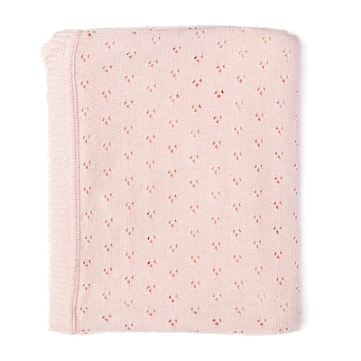 3 Stories Trading Company Pointelle Baby Blanket