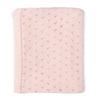 3 Stories Trading Company Pointelle Baby Blanket