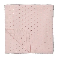 3 Stories Trading Company Pointelle Baby Blanket