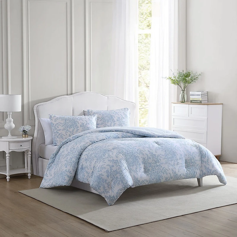 Laura Ashley Bedford Midweight Comforter Set