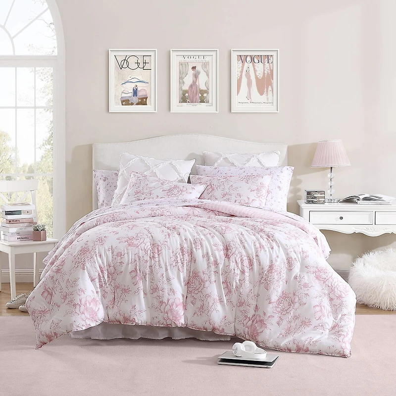 Laura Ashley Delphine Midweight Comforter Set