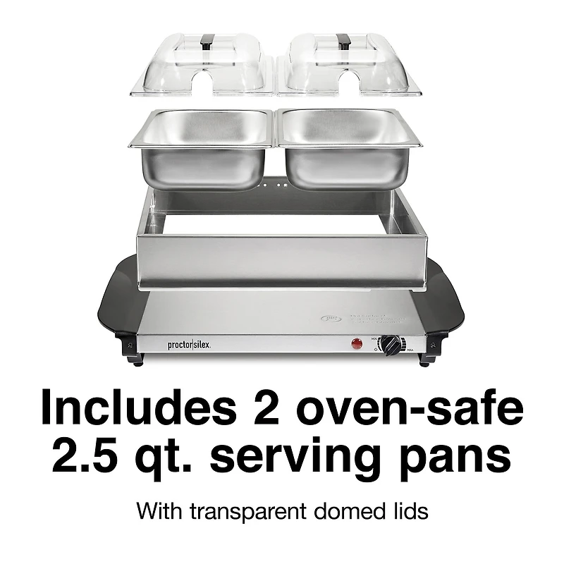 Proctor Silex Double Buffet Server