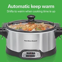 Hamilton Beach Stay Or Go Sear & Cook Slow Cooker