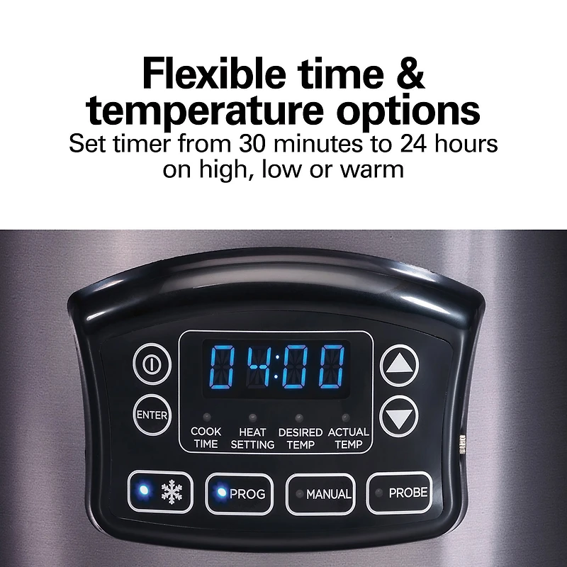 Hamilton Beach Programmable Defrost Slow Cooker