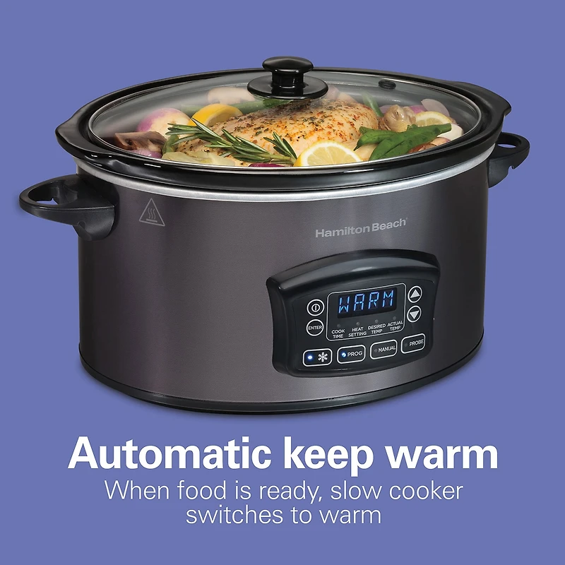 Hamilton Beach Programmable Defrost Slow Cooker
