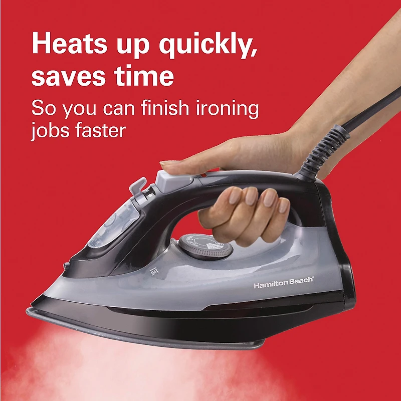 Hamilton Beach Steam Iron With Extra-Glide