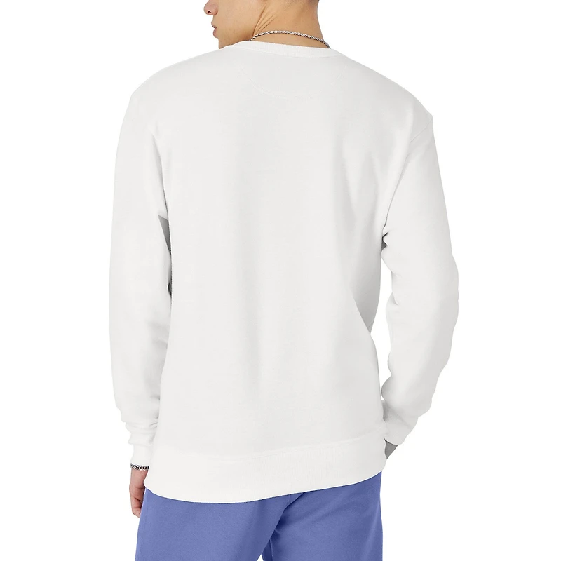 Champion Powerblend Fleece Mens Crew Neck Long Sleeve Sweatshirt