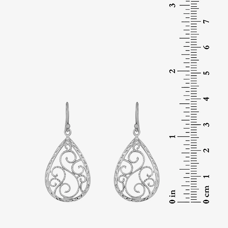 Sterling Silver Teardrop Earrings
