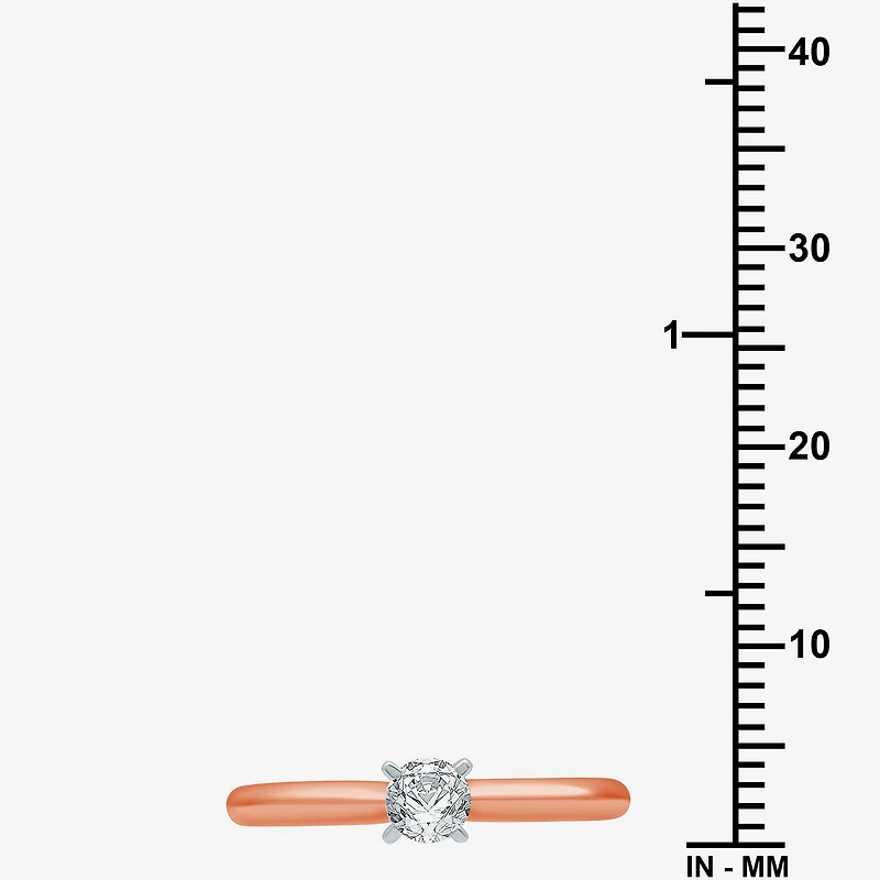 Classic Collection 1/ CT. Natural Diamond Round Solitaire Engagement Ring 10K Gold