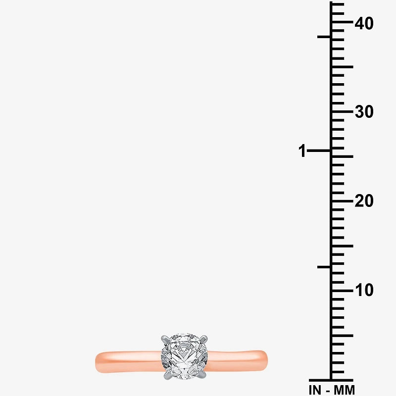 Classic Collection 1/2 CT. Natural Diamond Round Solitaire Engagement Ring 10K Gold