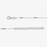Womens Sterling Silver 16 Inch Y Necklace