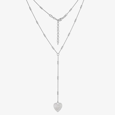 Womens Sterling Silver 16 Inch Y Necklace