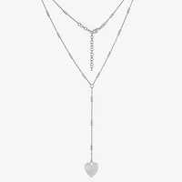 Womens Sterling Silver 16 Inch Y Necklace