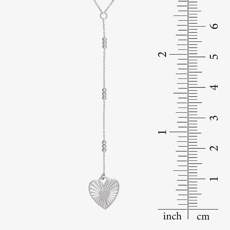 Womens Sterling Silver 16 Inch Y Necklace