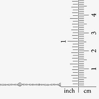 Made in Italy Womens Sterling Silver 9 Inch Solid Perfectina Ankle Bracelet