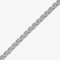 Mens Sterling Silver 22 Inch Wheat Chain Necklace