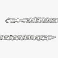 Mens Sterling Silver 22 Inch Curb Chain Necklace
