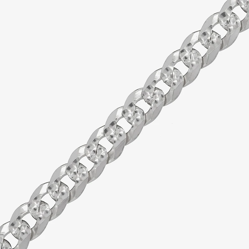 Mens Sterling Silver 22 Inch Curb Chain Necklace