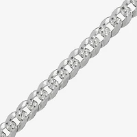 Mens Sterling Silver 22 Inch Curb Chain Necklace