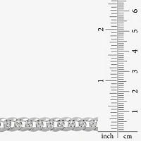 Mens Sterling Silver 22 Inch Curb Chain Necklace