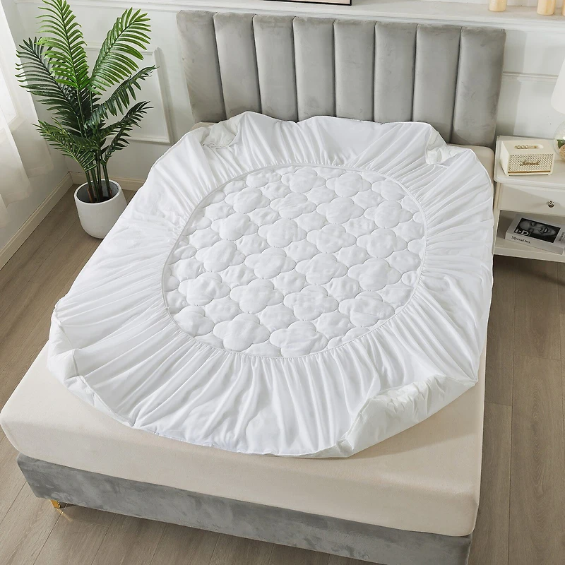 Royal Velvet Waterproof Stain Resistant And Antimicrobial Mattress Pad