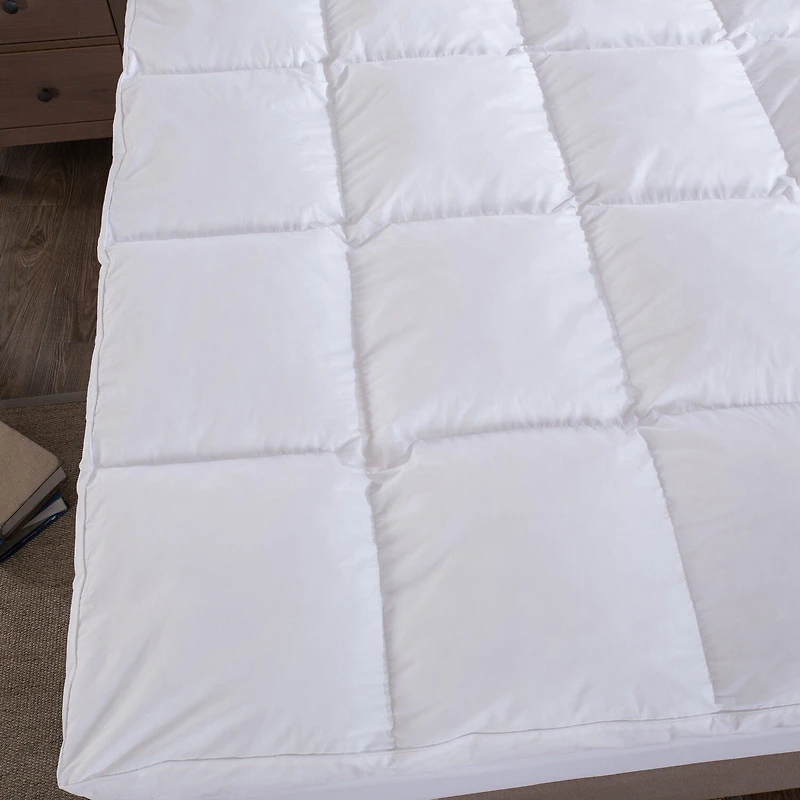St. James Home Dual Chamber Down Alternative Nano Feather Mattress Topper