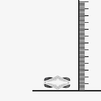 Midnight Black Womens 1/3 CT. T.W. Natural Diamond 14K Gold Ring Guard