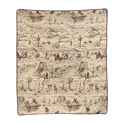 Donna Sharp Cowboy Washable Hypoallergenic Midweight Throw