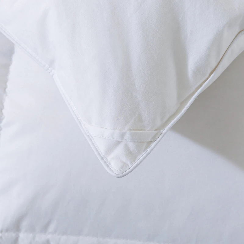 Royal Velvet Lightweight White Goose Nano Down And Feather Comforter
