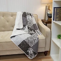 Donna Sharp Indiana Farmhouse Washable Hypoallergenic Midweight Throw