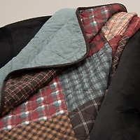 Donna Sharp Appalachia Plaid Washable Hypoallergenic Midweight Throw