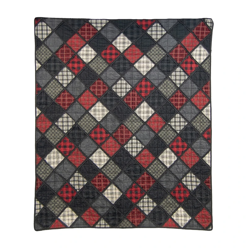 Donna Sharp Lumberjack Washable Hypoallergenic Extra Weight Throw