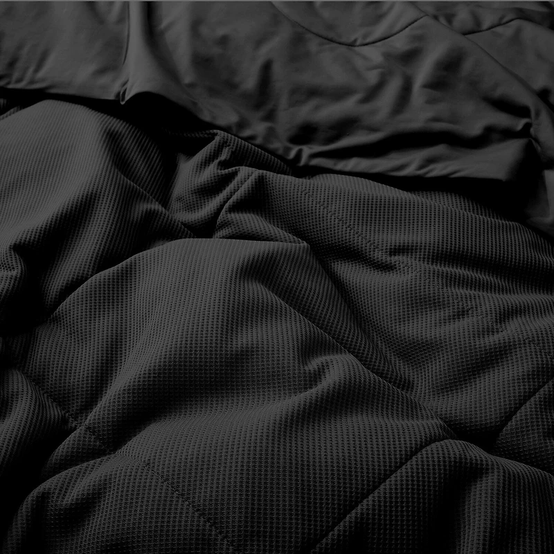 Peacenest Reversible Cooling Waffle Blanket