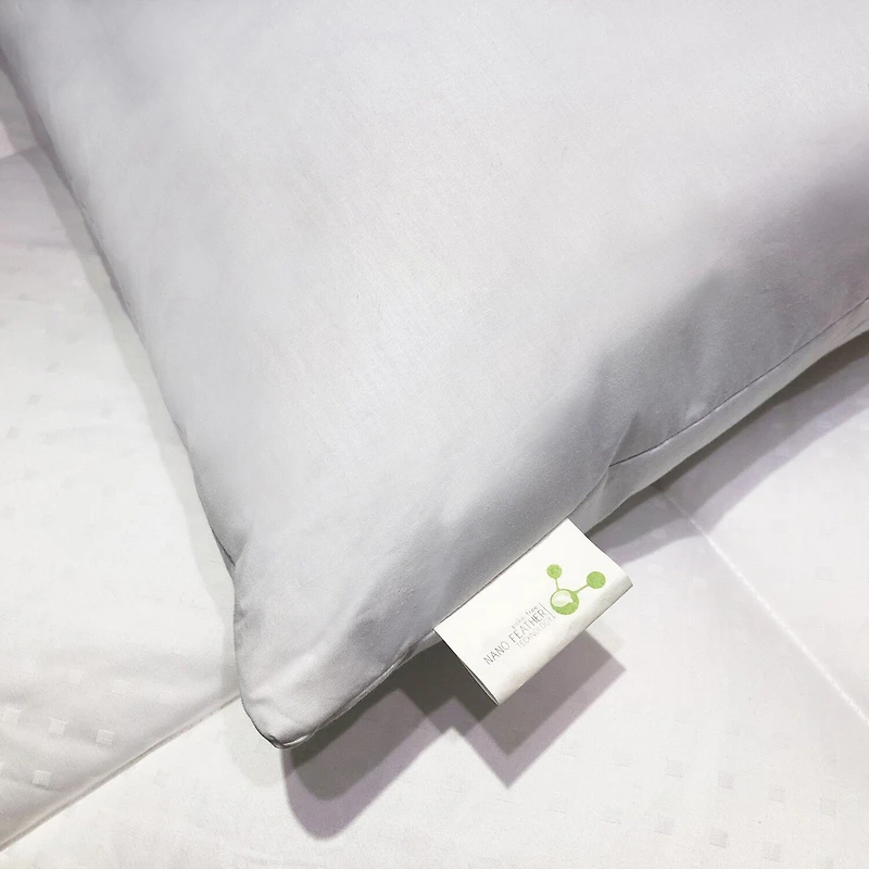 St. James Home Nano Feather 2 Pack Medium Density Bed Pillow