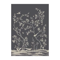 Tempaper Garden Midnight Mural Wallpaper