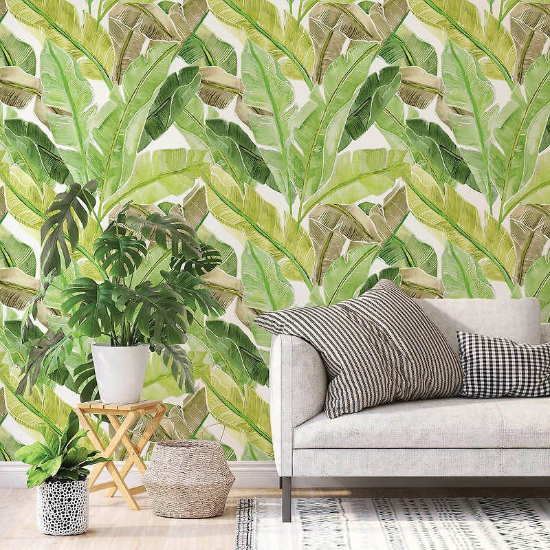 Tempaper Palm Leaves Mural Wallpaper
