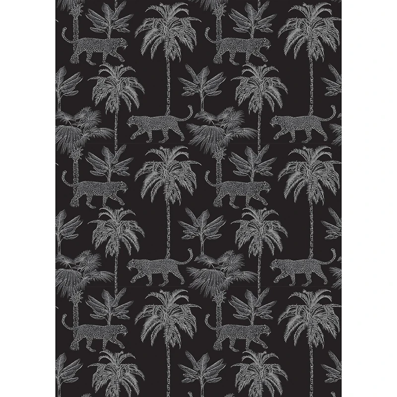 Tempaper Palm Leopards Mural Wallpaper