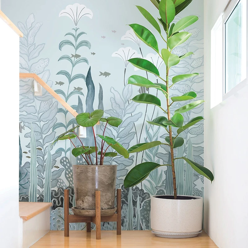Tempaper Coral & Kelp Mural Wallpaper