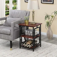 Convenience Concepts Metal Living Room Collection Storage End Table