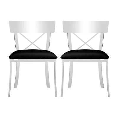 Safavieh Zoey Dining Collection 2-pc. Upholstered Dining Chair