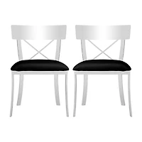 Safavieh Zoey Dining Collection 2-pc. Upholstered Dining Chair