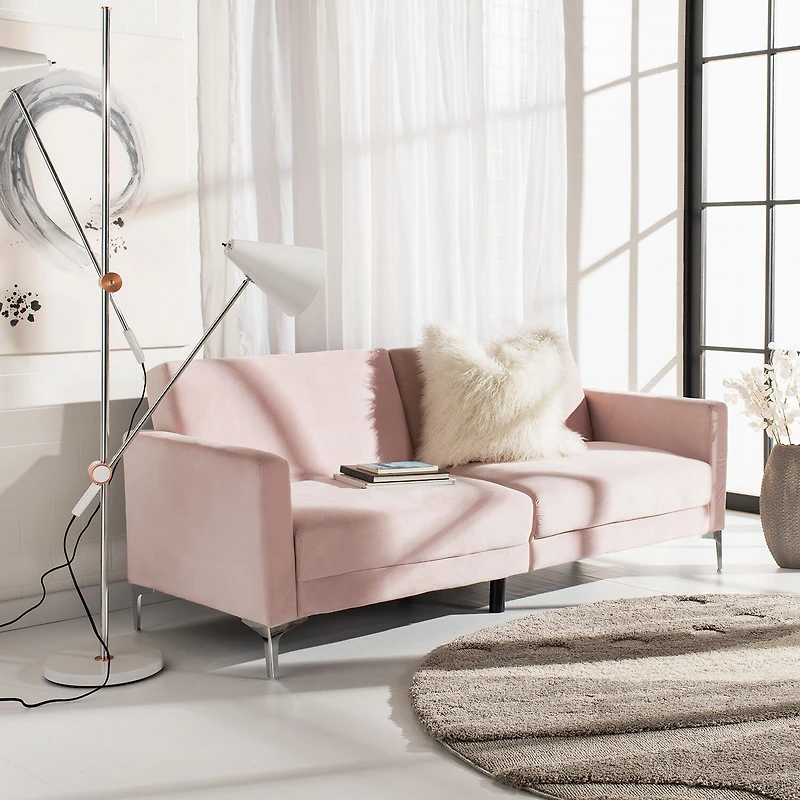 Safavieh Chelsea Convertible Sofa Track-Arm Reclining