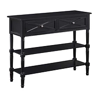 Convenience Concepts Country Living Room Collection 2-Drawer Console Table