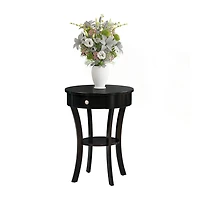 Convenience Concepts Schaffer Living Room Collection Storage 1-Drawer End Table