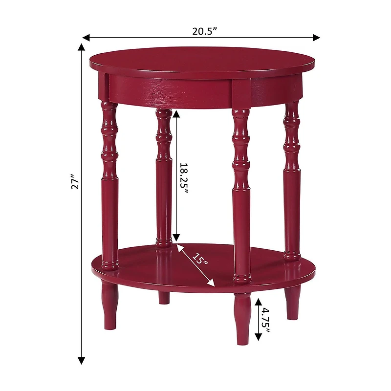 Convenience Concepts Classic Living Room Collection End Table